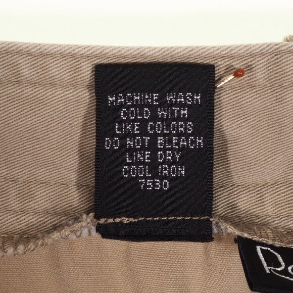 Rafaella Womens Khaki Cropped Pants Size 6 Cotton/Spandex Blend With Pockets & B - Picture 7 of 11